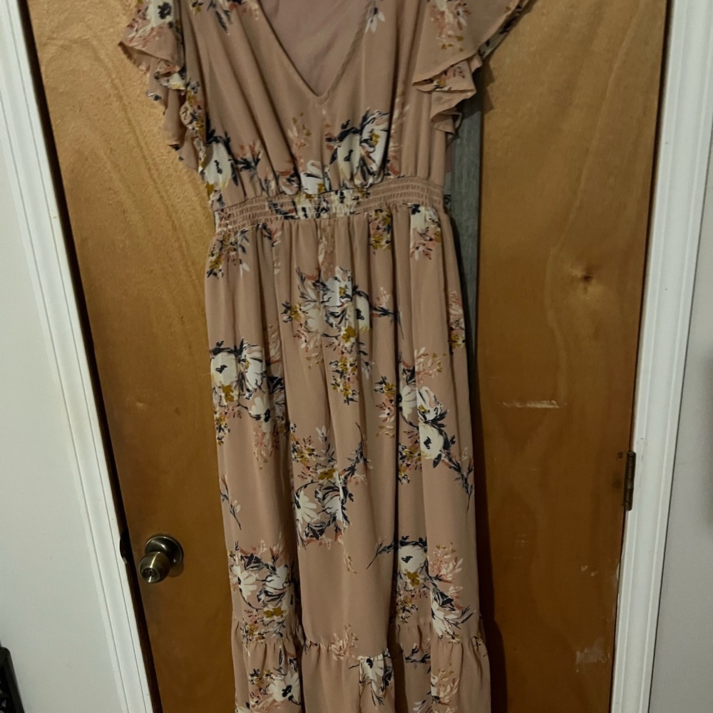 Isabel Maternity by Ingrid & Isabel Floral Maxi Dress - Blush